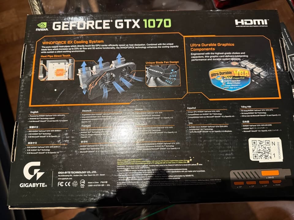 Gigabyte GTX 1070 WINDFORCE OC - photo 4