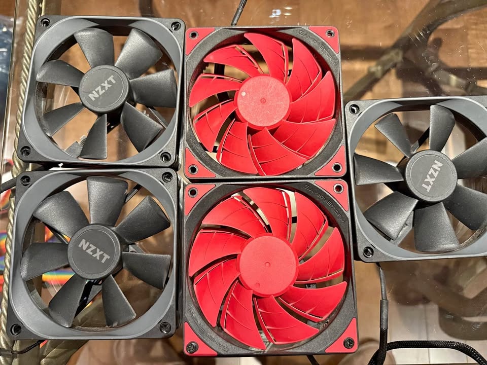 PC Case/Radiator Fans - 5 x 120mm