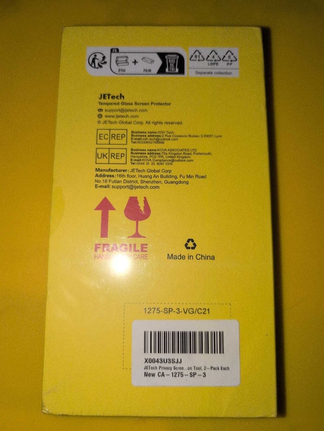 JETech iPhone 15 Pro Max Screen Protector - photo 2