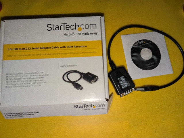 StarTech USB to RS232 Adapter ICUSB232PRO
