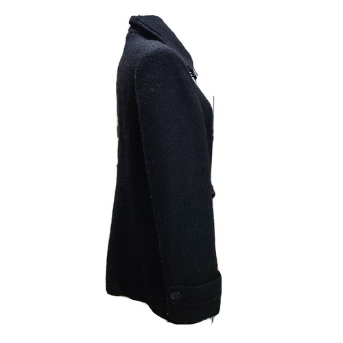 Calvin Klein Women's Wool Blend Coat - Black, Size SP - photo 3