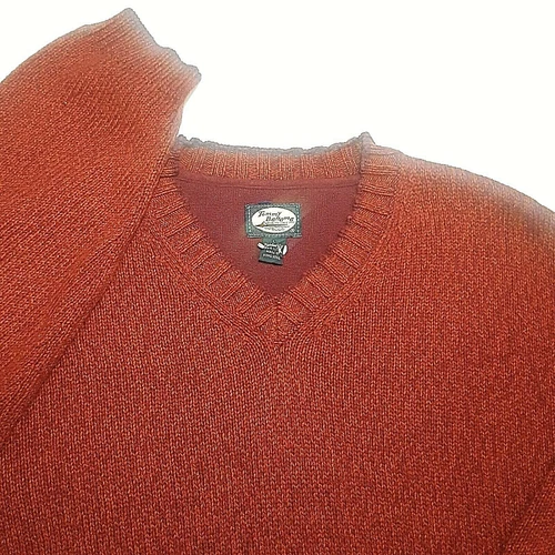 Tommy Bahama Men's Sweater L Red V-Neck Pullover - photo 2
