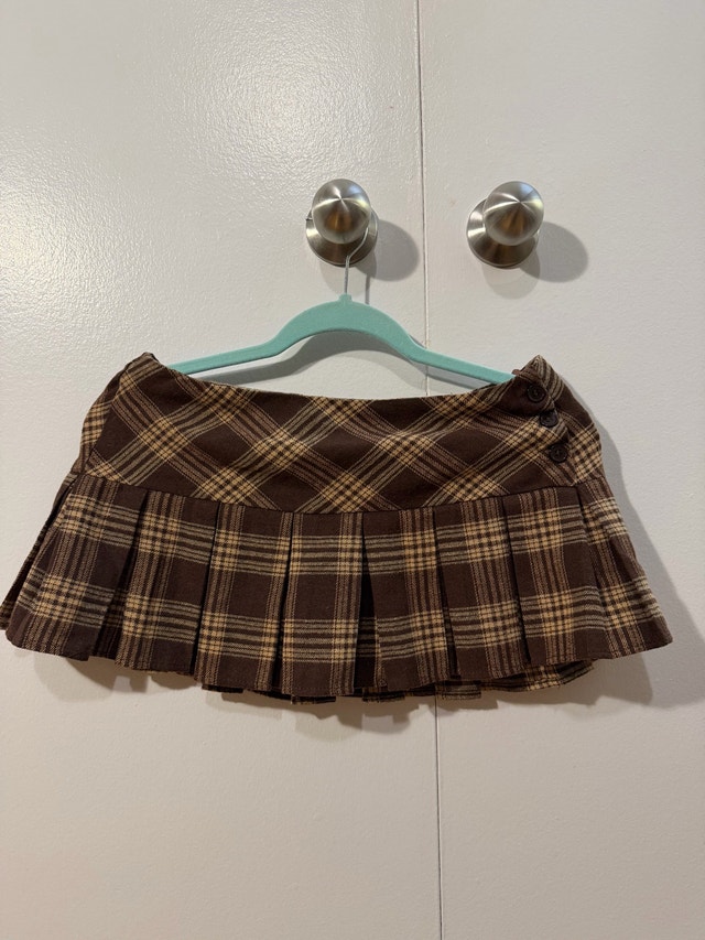 Mini Plaid Skirt