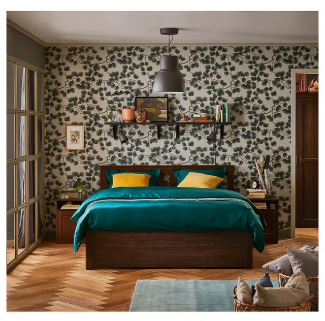 IKEA Brimnes Bed Frame with Drawers - Dark Brown - photo 4