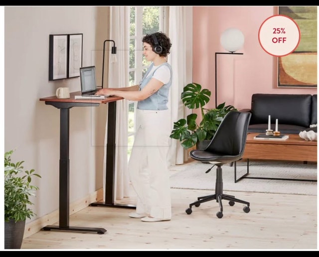 Electric Standing Desk - Like New - photo 2