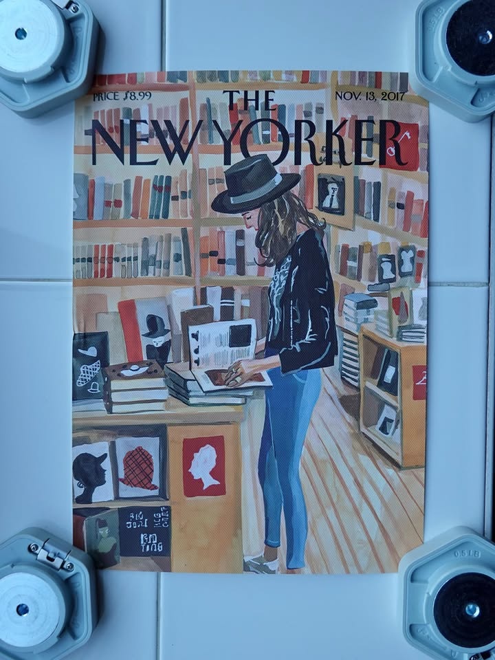 2 Canvas Wall Prints (8.5" x 12") - New Yorker & Winslow Homer