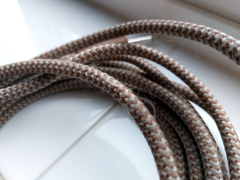 15ft Retro-style Braided Electric Guitar Cable - photo 2