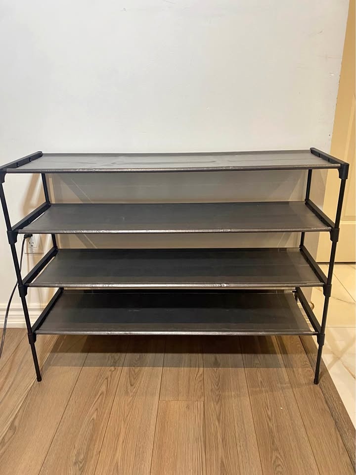 Brand New 4-Tier Shoe Rack Organizer - Space-Saving Hallway Stor