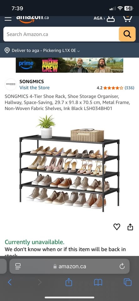 Brand New 4-Tier Shoe Rack Organizer - Space-Saving Hallway Stor - photo 3