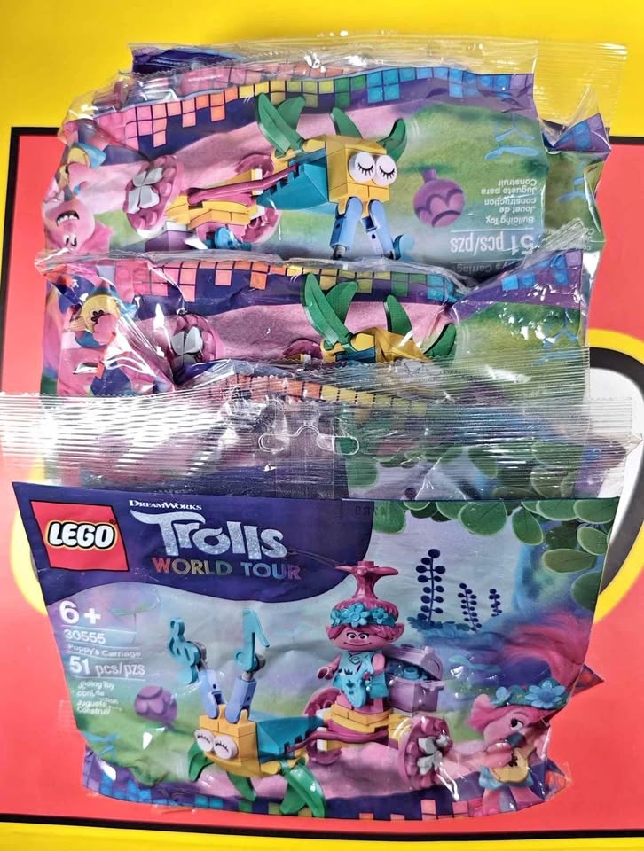 CLEARANCE Lego Trolls World Tour 30555 Poppy's Carriage polybag
