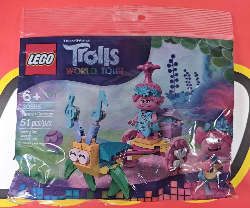 CLEARANCE Lego Trolls World Tour 30555 Poppy's Carriage polybag - photo 2