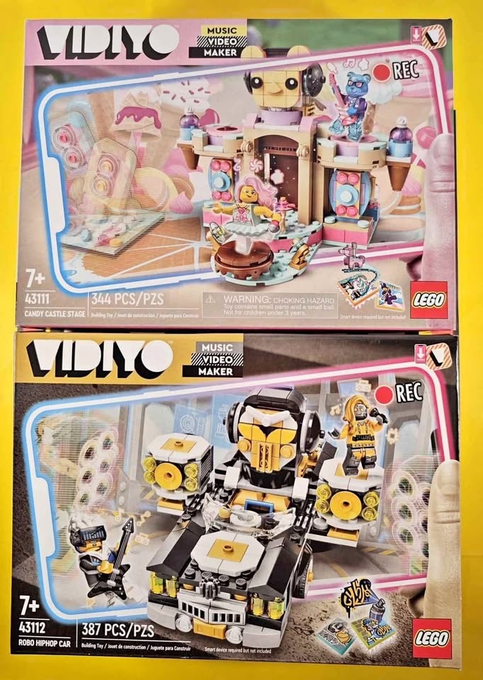 Lego VIDIYO 43111/43112 Candy Castle/Robo HipHop Car