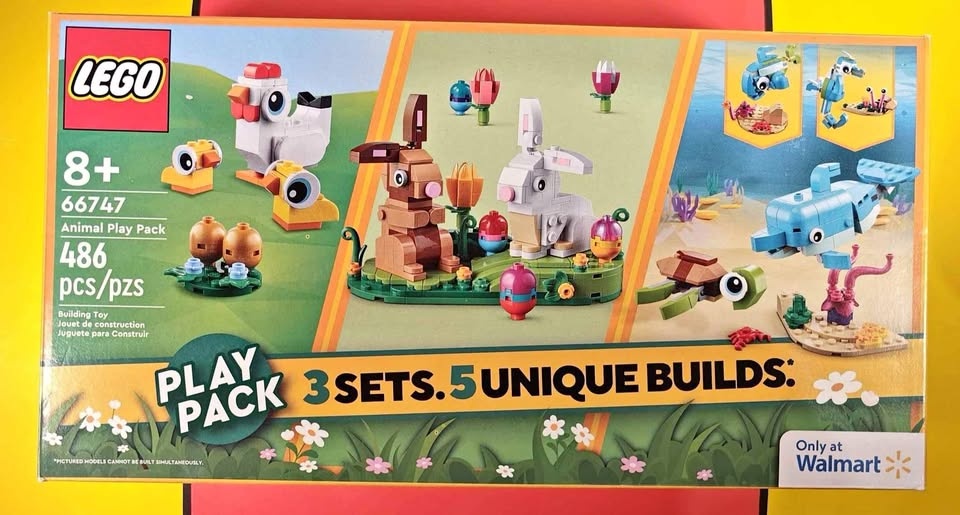 Lego Creator 66747 3-in-1 Animal Play Pack incl. 30643/31128/405