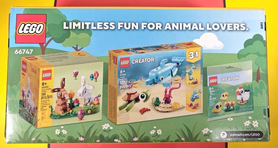 Lego Creator 66747 3-in-1 Animal Play Pack incl. 30643/31128/405 - photo 2