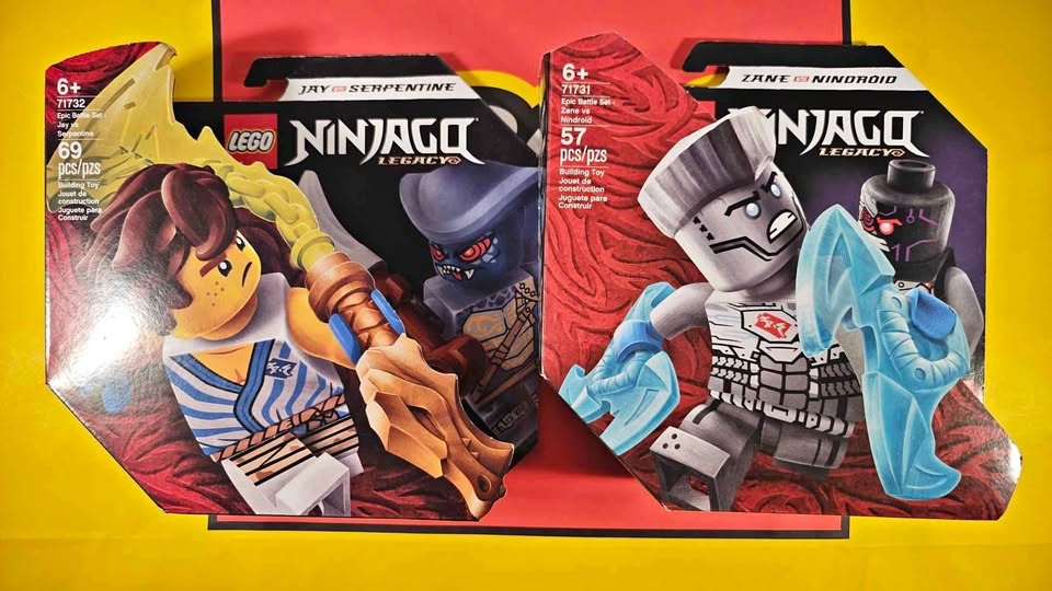 Lego Ninjago 71731 Zane vs Nindroid/Jay vs Serpentine Retired
