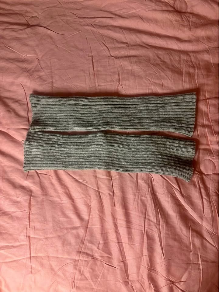 Greyish Green leg warmers