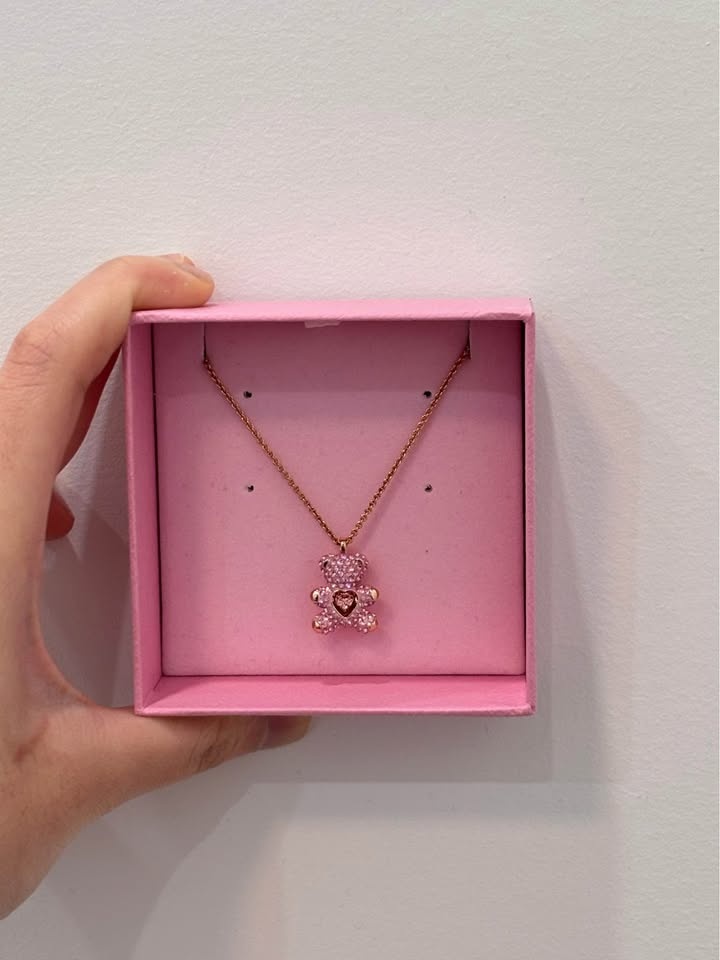 Swarovski Pink Teddy Necklace - photo 3