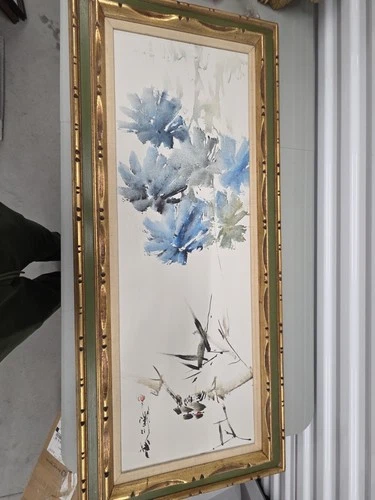 John Chi Abstract Watercolor Painting - Asian Modern Art