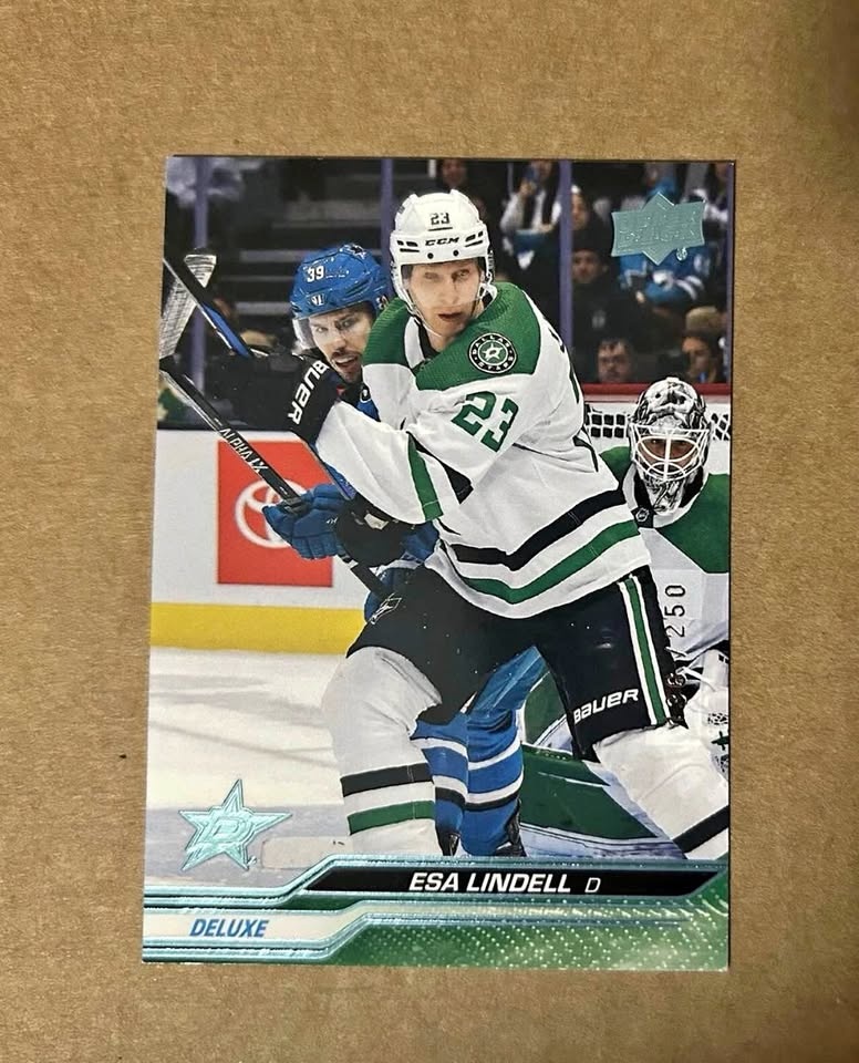 2023-24 Upper Deck Series 2 Esa Lindell Deluxe /250