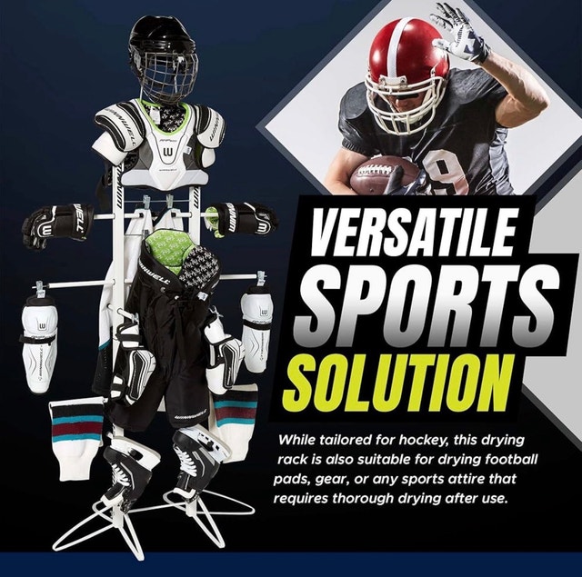 Brand New Winnwell Deluxe Hockey Equipment Rack