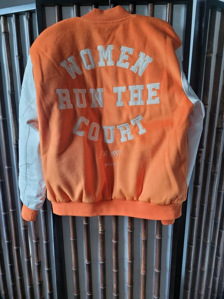 Women Run The Court WNBA Varsity Letterman Jacket
