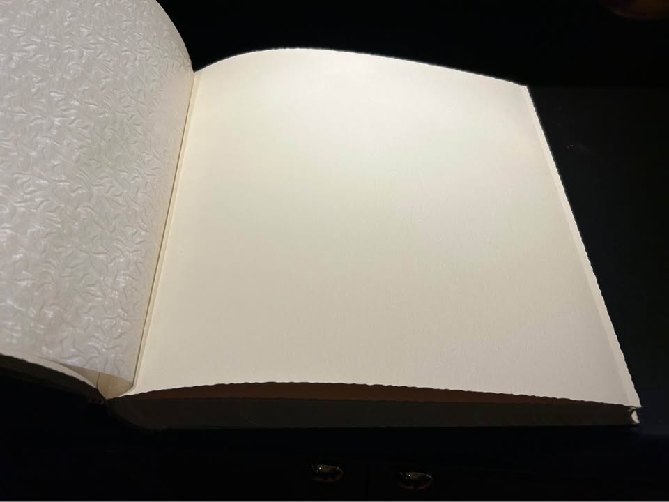 Italian Leather Bound Photo Album Scrapbook - photo 5