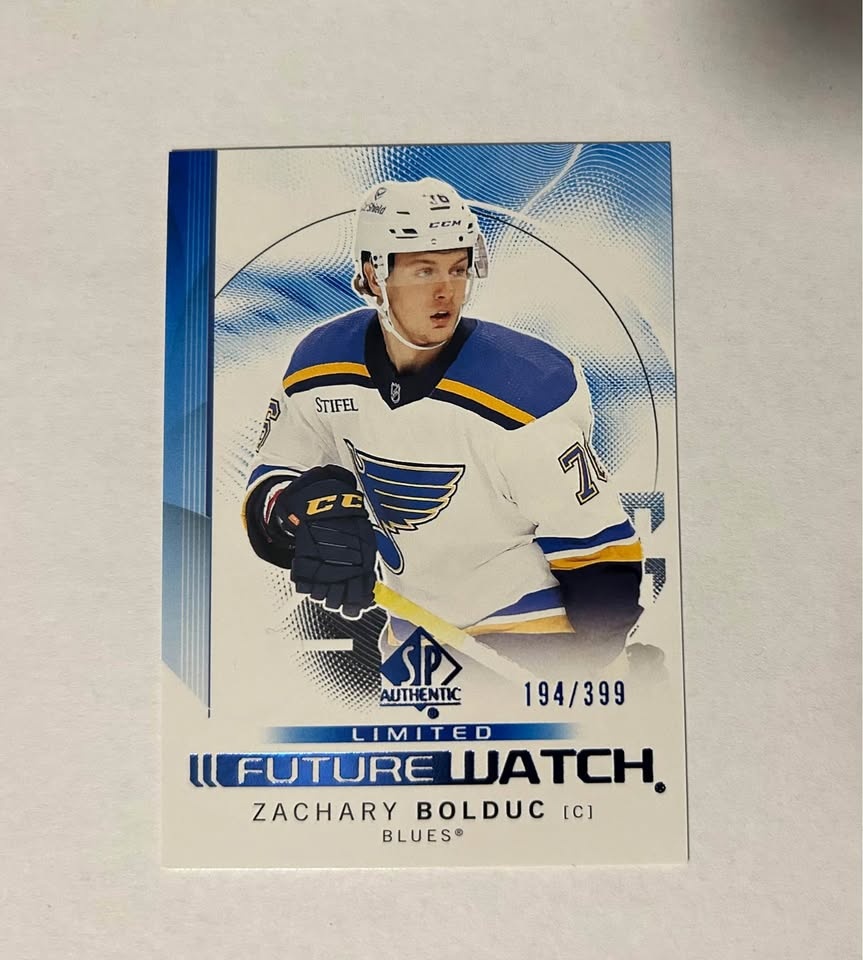 2024-25 SP Authentic Zachary Bolduc Future Watch /399