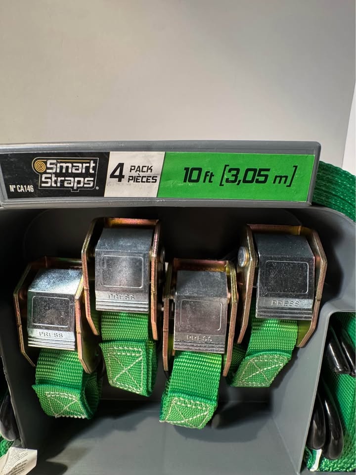 SmartStraps 10ft Cam Buckle Tie Downs - 4 Pack - photo 2