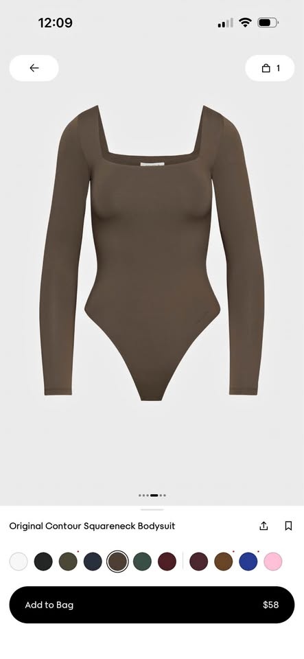 Babaton Contour Squareneck Bodysuit