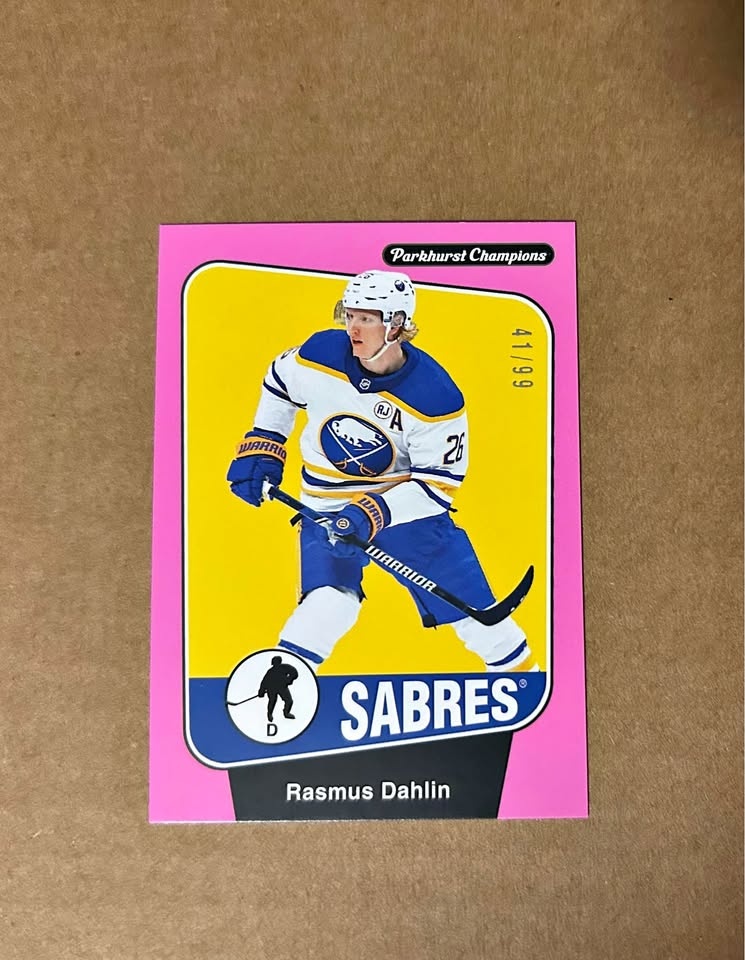 2024-25 Parkhurst Rasmus Dahlin Shell Pink /99 - Sabres