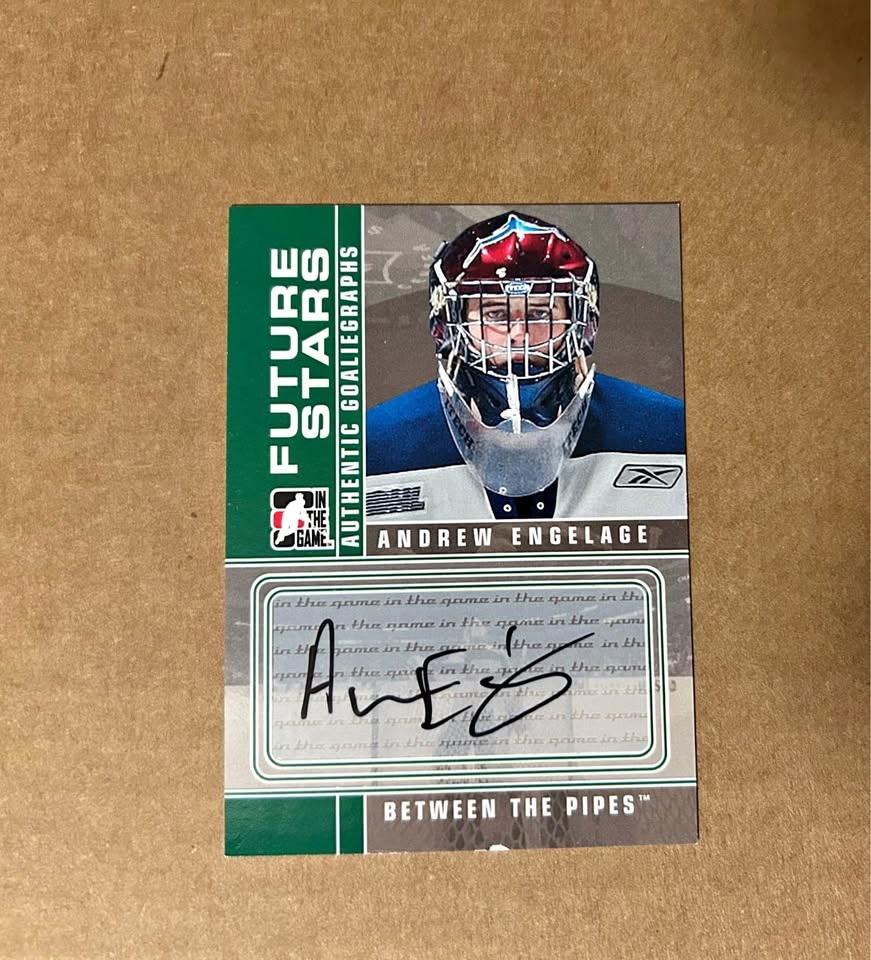 2008-09 ITG Andrew Engelage Future Stars Goaliegraph Auto