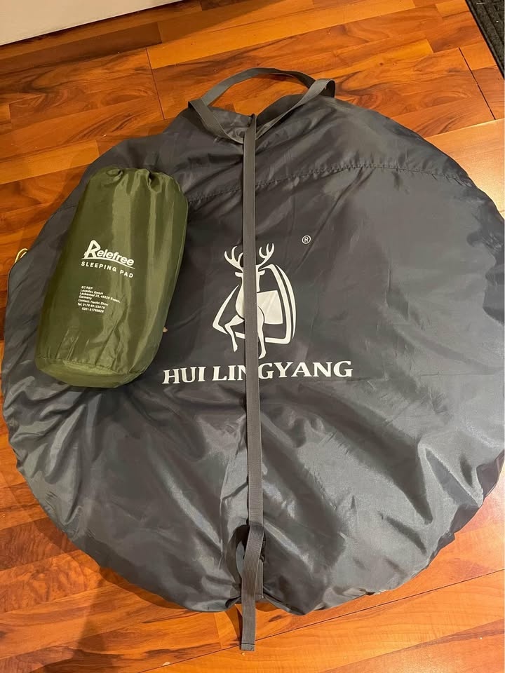 Camping Equipment: Pop Tent & Sleeping Bag