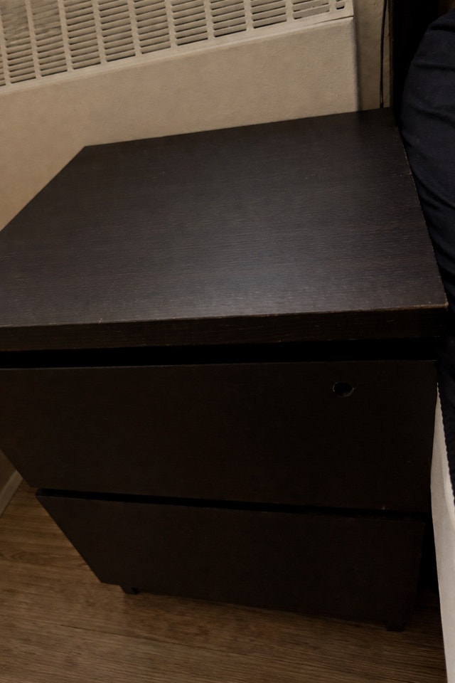 2 Ikea Malm Side Tables - photo 2