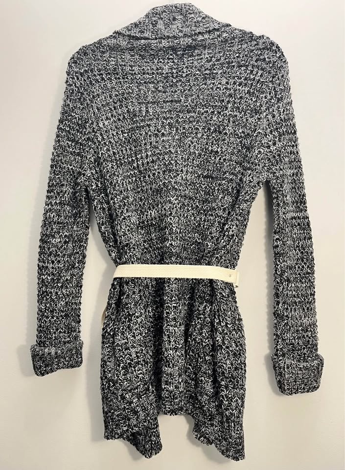 Salt & Pepper Knit Cardigan & Belt - photo 4