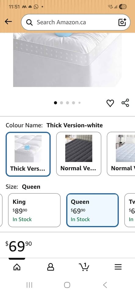 Mattress Topper Queen Size - photo 2