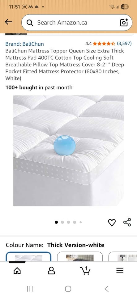 Mattress Topper Queen Size - photo 3