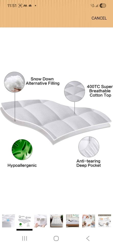 Mattress Topper Queen Size - photo 4