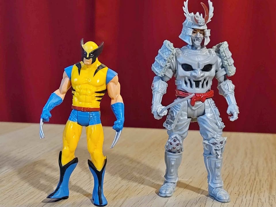 Wolverine and Silver Samurai Figures