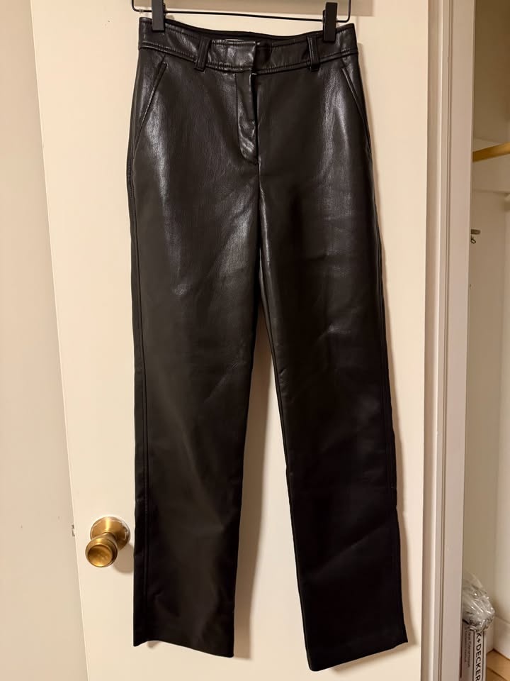 Aritzia Babaton Leather Pant Size 0 - photo 2
