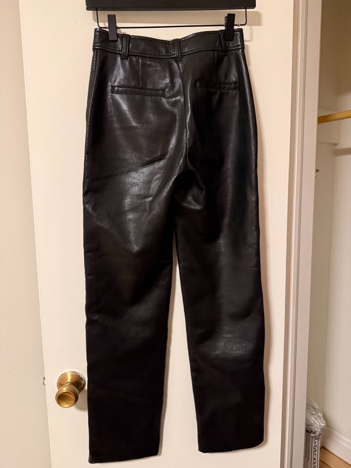 Aritzia Babaton Leather Pant Size 0 - photo 3