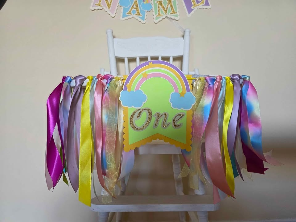 Baby Birthday Banner Handmade