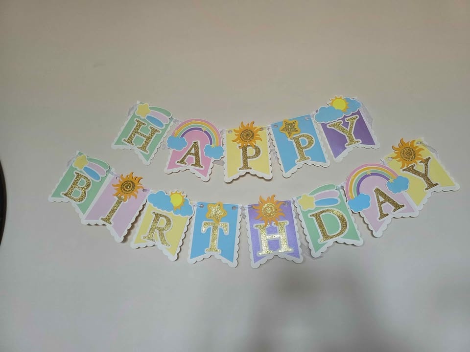 Baby Birthday Banner Handmade - photo 4