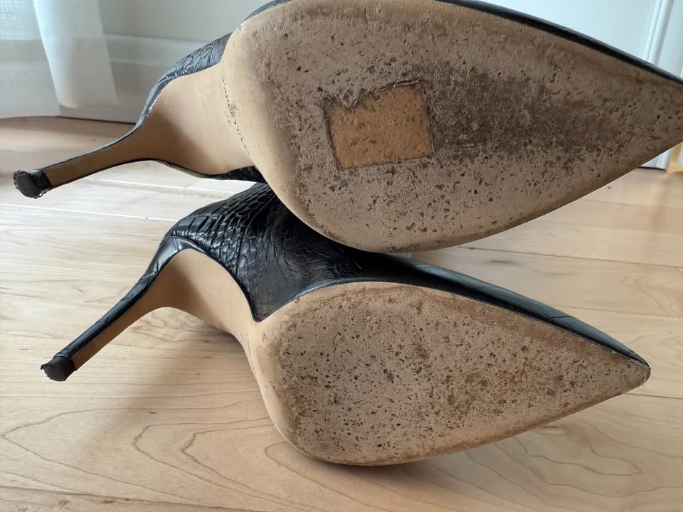 CLOSET SALE: Paris Texas Croc-Style Stiletto Boots - photo 4