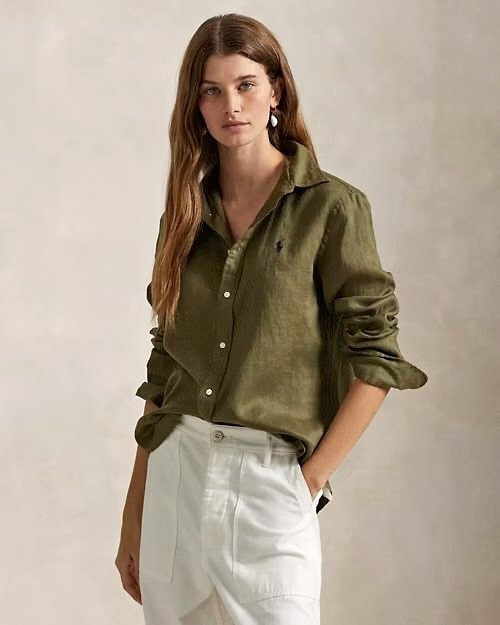 Ralph Lauren Classic Fit Linen Button Down