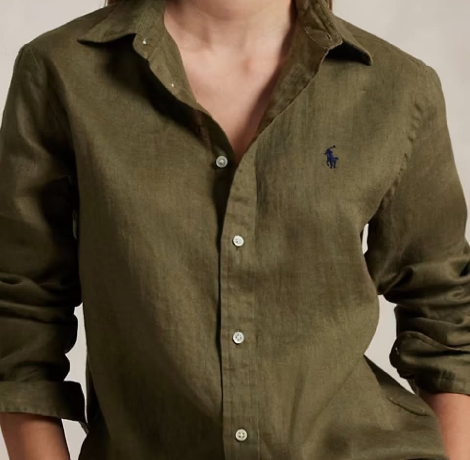 Ralph Lauren Classic Fit Linen Button Down - photo 2