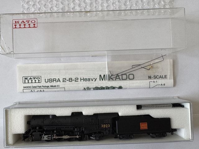 N Scale Kato Mikado CN3803 USRA 2-8-2 Heavy for sale