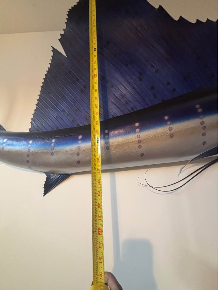 Oversized Sailfish Wall Mount – 8 Ft Fiberglass Replica - photo 3