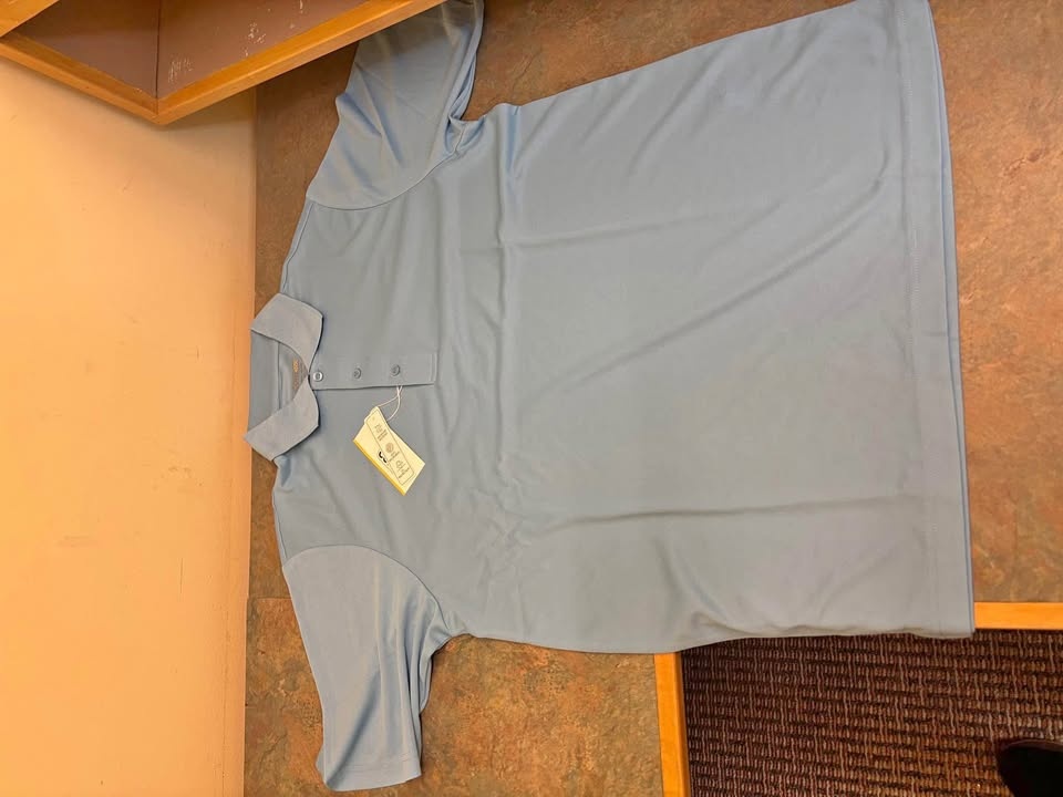 22 Light Blue CORE365 Polo Shirts (11M & 11L)