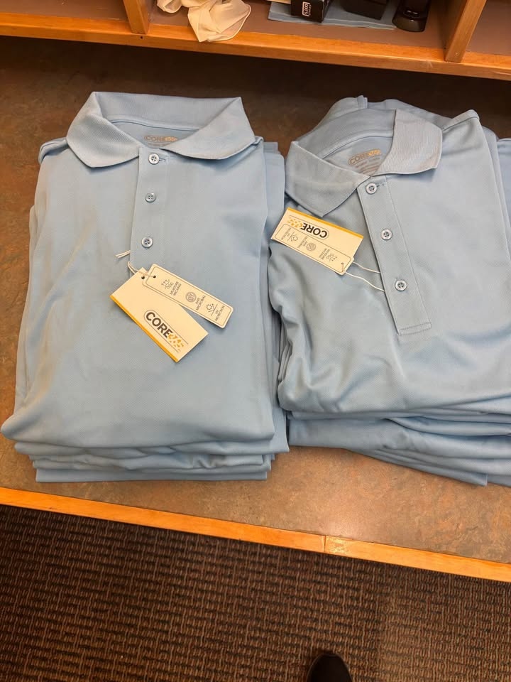 22 Light Blue CORE365 Polo Shirts (11M & 11L) - photo 3