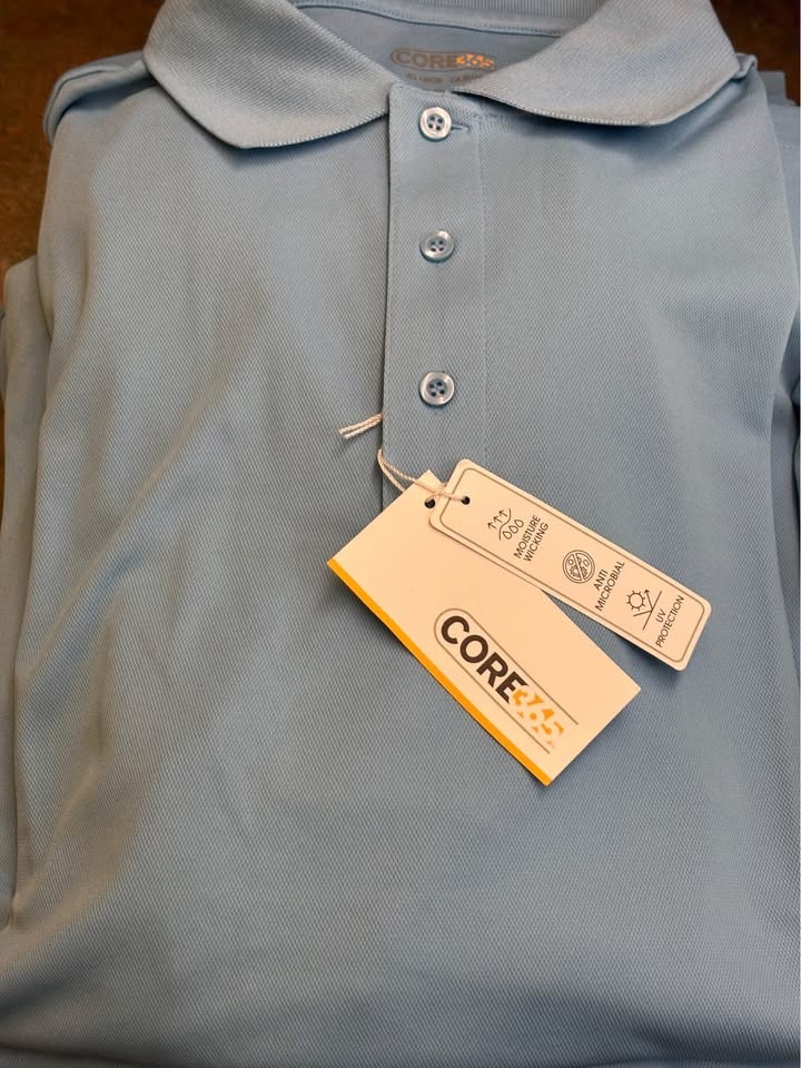 22 Light Blue CORE365 Polo Shirts (11M & 11L) - photo 4